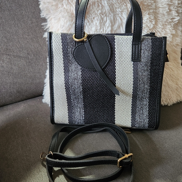 Striped Mini tote bag - Picture 2 of 5